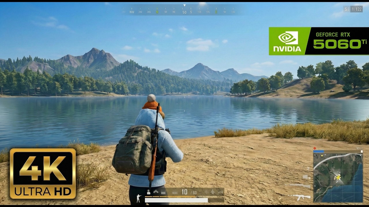 PUBG PC RTX 5060 Ti Test | 4K Max Settings | (No Commentary)