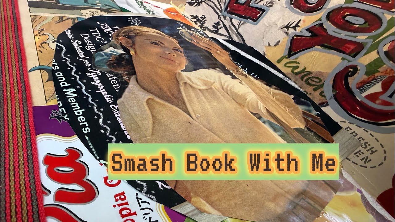 Поработайте со мной в Smash Book! - Сосредоточьтесь на своей цели / Открытки от зрителей ❤️💙🩵💚