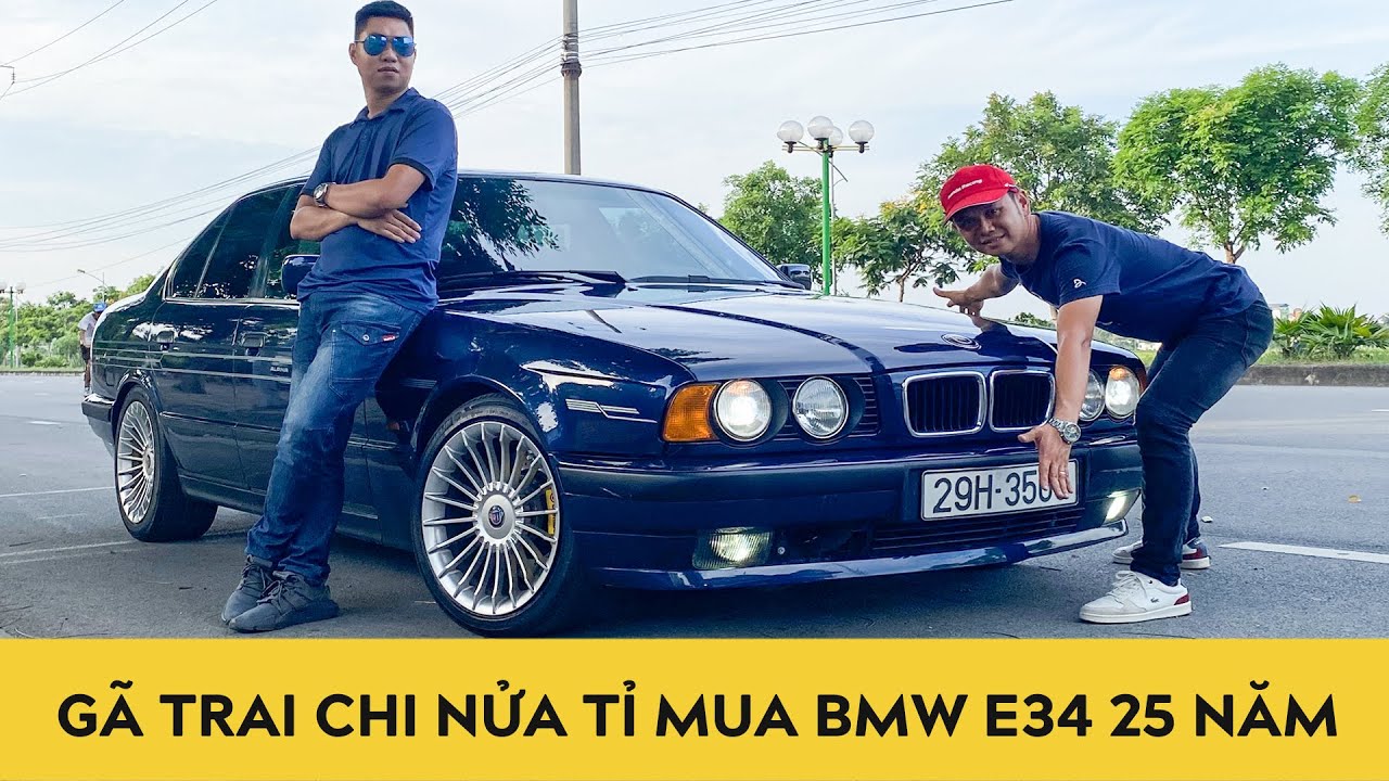 Mê mẩn BMW E34 25 năm tuổi, gã trai theo đuổi 4 năm, chi nửa tỉ đồng rước về nhà | Autodaily