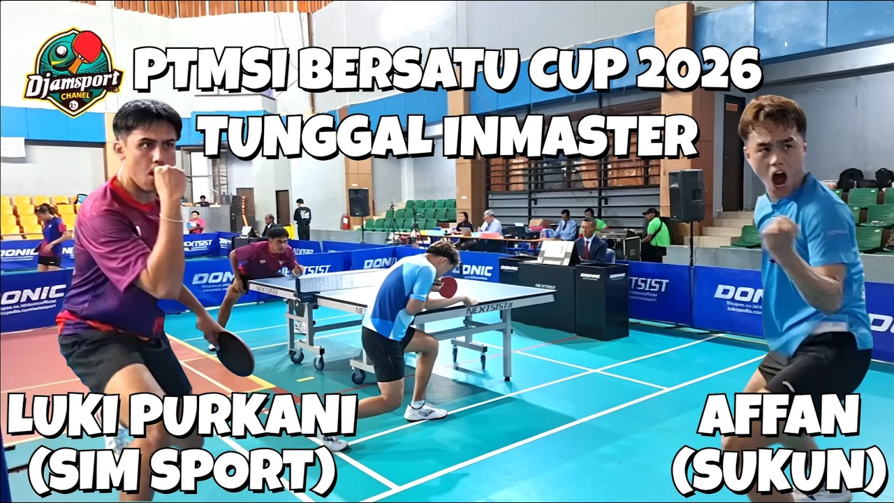 Luki Purkani (Sim Sport) VS Pemain Seagames Affan (Sukun) PTMSI BERSATU CUP 2026