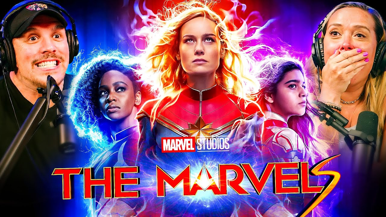 THE MARVELS (2023) | Movie REACTION! | First Time Watch! | Marvel!