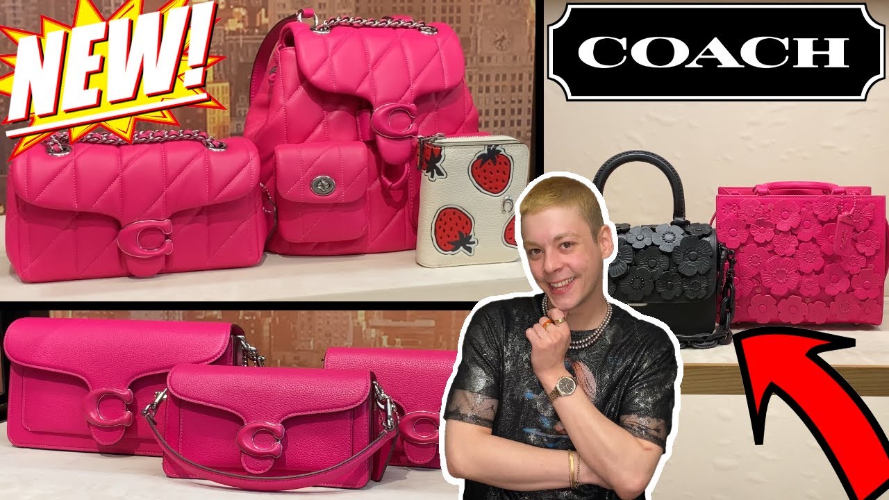 NEW Coach Dragonfruit Bags And Tabby Backpacks with Quilting! *Coach Shop With Me*