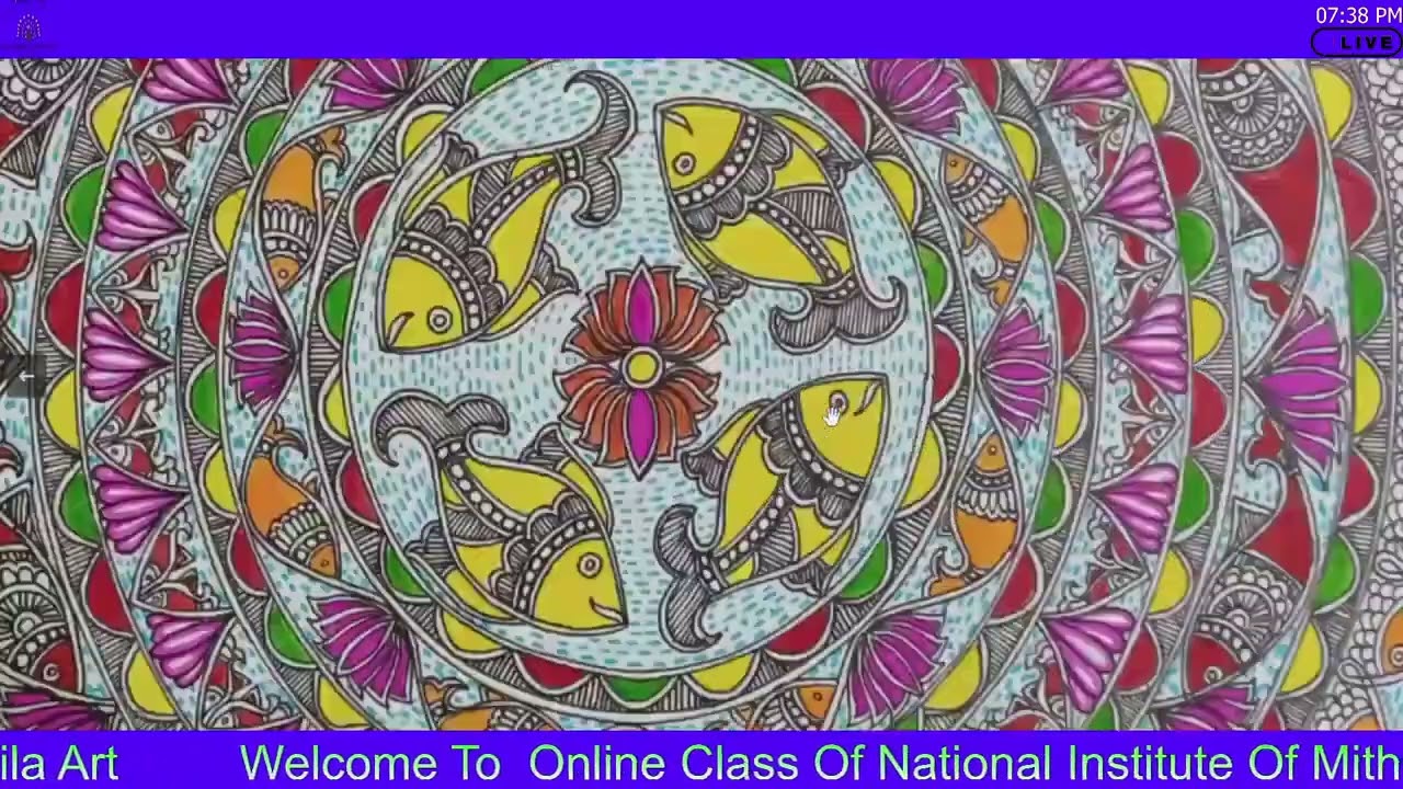 Intractive Feedaback On Mithila Art Course. #madhubaniart   #follow