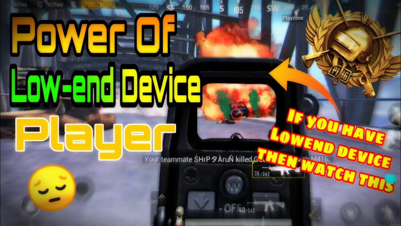 IF YOU THINK LOW END DEVICE PLAYERS ARE NOOB THEN WATCH THIS MONTAGE 🔥 | Low End Device Player