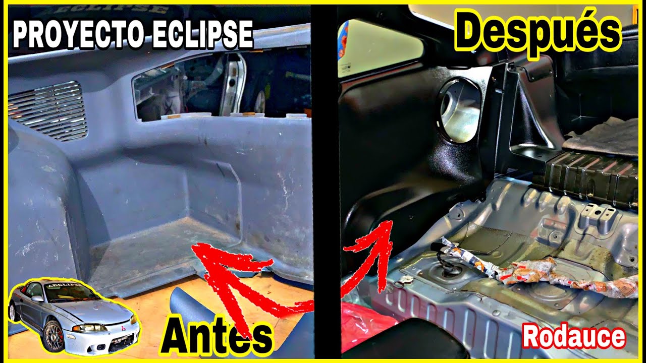 MITSUBISHI ECLIPSE 1998 2G *PROYECTO* COMO PINTAR PLÁSTICOS DEL INTERIOR DEL CARRO/bien hecho..!!