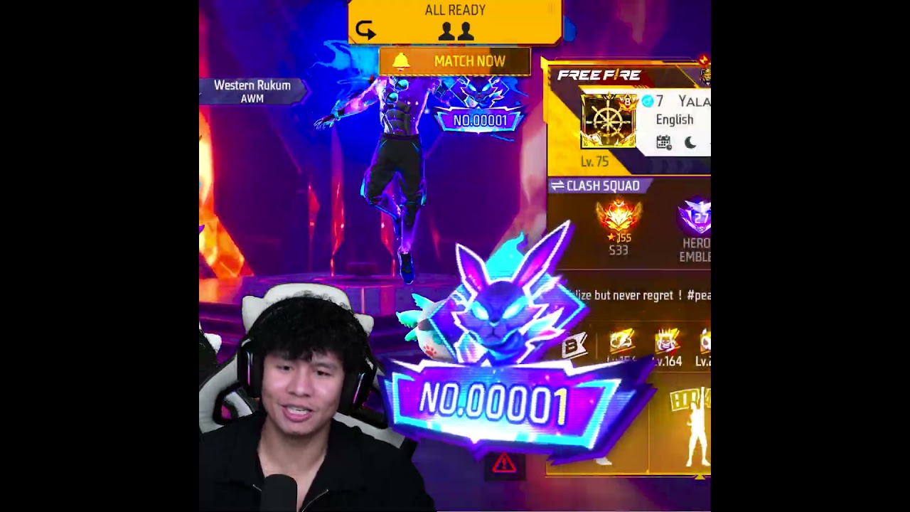 I found 00001 Bunny Winner of BD & Nepal 🇳🇵 Server #freefire #tondegamer #gamer#shorts