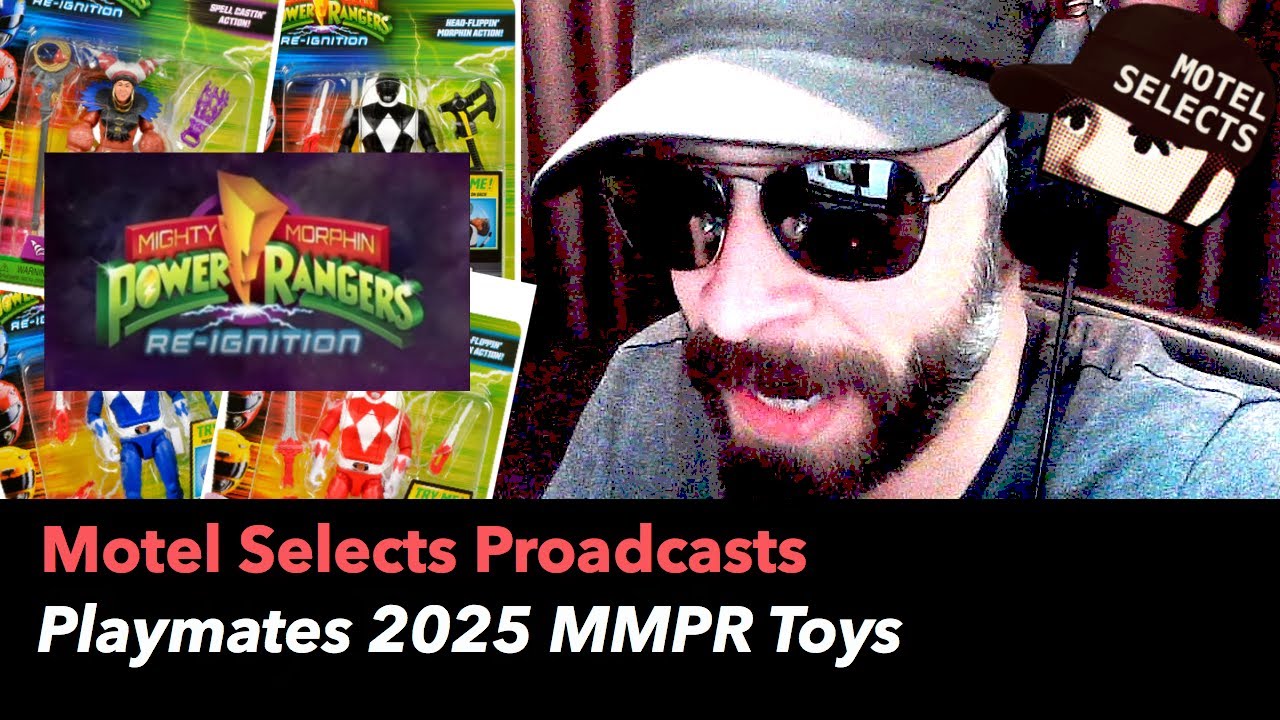 Motel Selects: Proadcasts - Playmates 2025 Power Rangers Figures Images Leaked - MMPR Toys