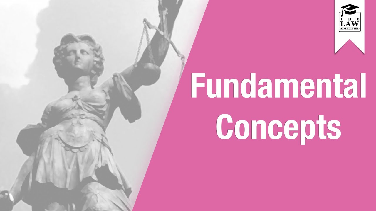 Conflict of Laws - Fundamental Concepts