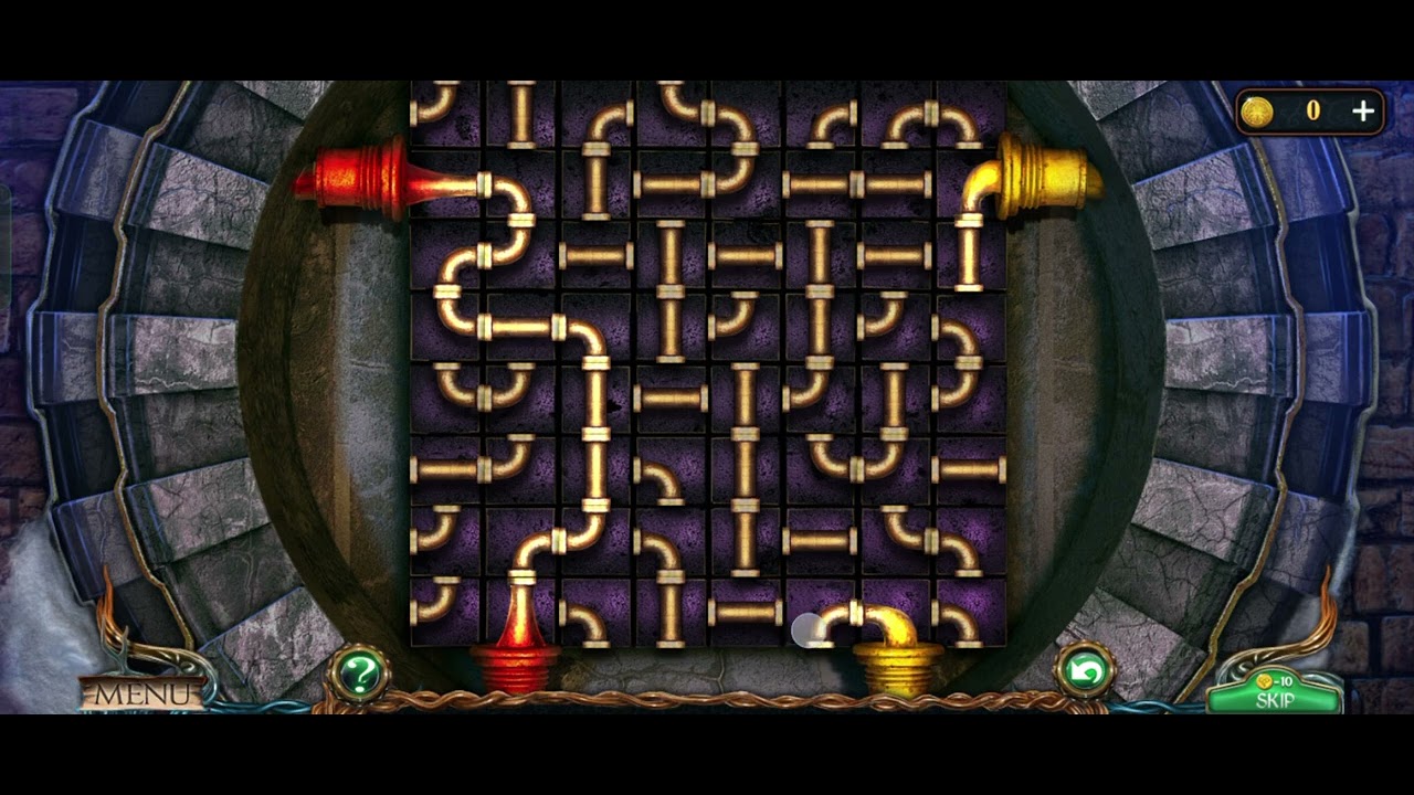 Lost Lands 1 Viewing Point Pipes Puzzle Solution | Connect Red & Yellow Pipes Mini Game Full Guide