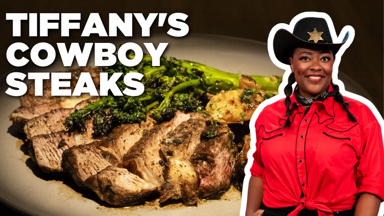Tiffany Derry's Cowboy Steaks with Herby Potatoes | Worst Cooks in America | Food Network
