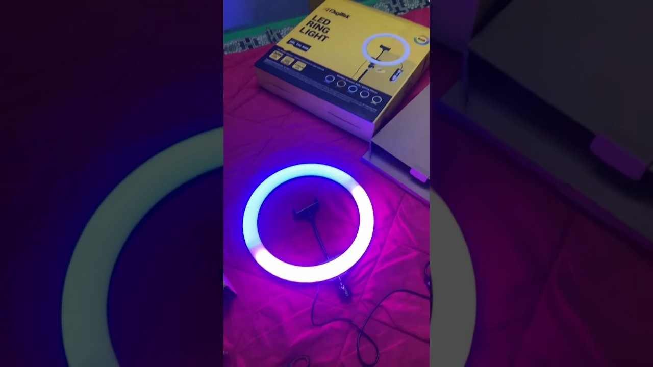digitek drl-15c rgb ring light #lights #shorts