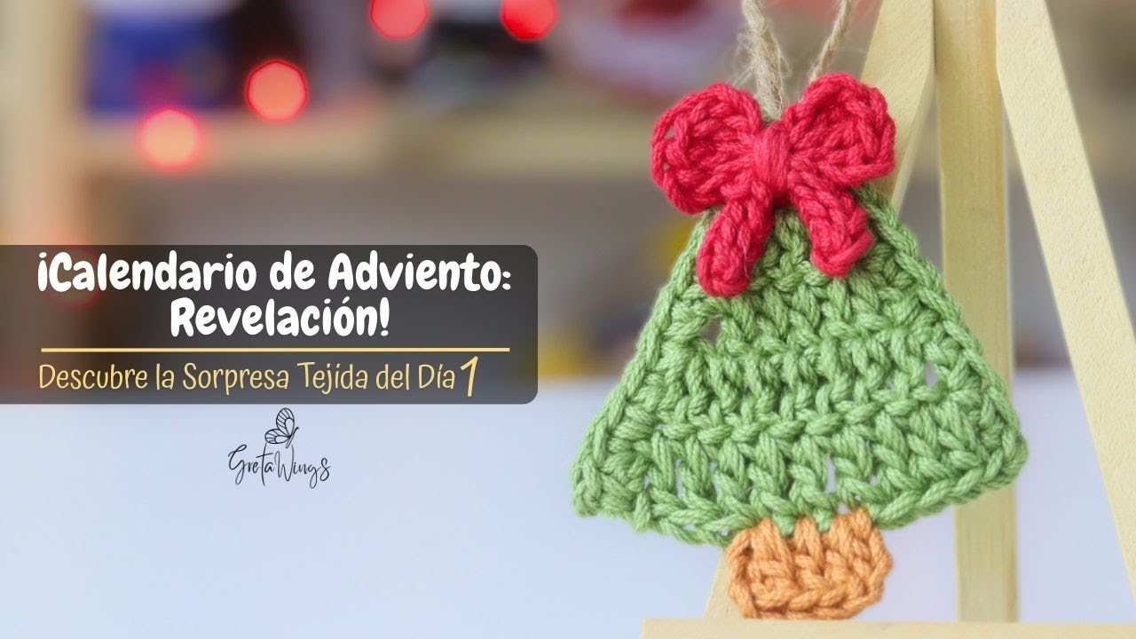 🤫 ¡MISTERIO REVELADO! Teje un ÁRBOL de NAVIDAD a Crochet RÁPIDO y FÁCIL 
