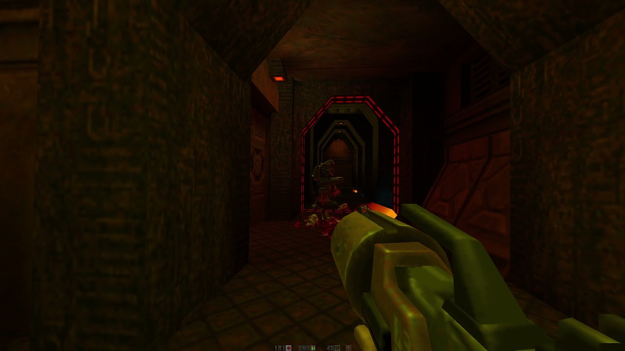Quake 2 - PALACE UNIT - Outer Courts - Secret 5/5 (read description)