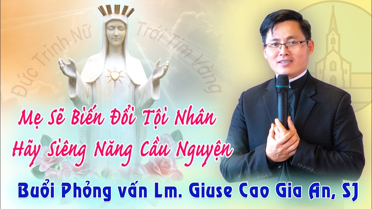 Buổi phỏng vấn Lm. Giuse Cao Gia An, SJ tại Thánh địa Đức Mẹ Trái Tim Vàng - Beauraing.