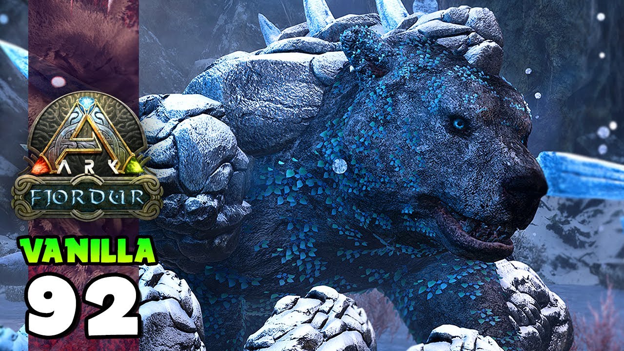 A MANEIRA MAIS FÁCIL DE DERROTAR O MINIBOSS STEINBJORN!!! ARK: FJORDUR (VANILLA) 92