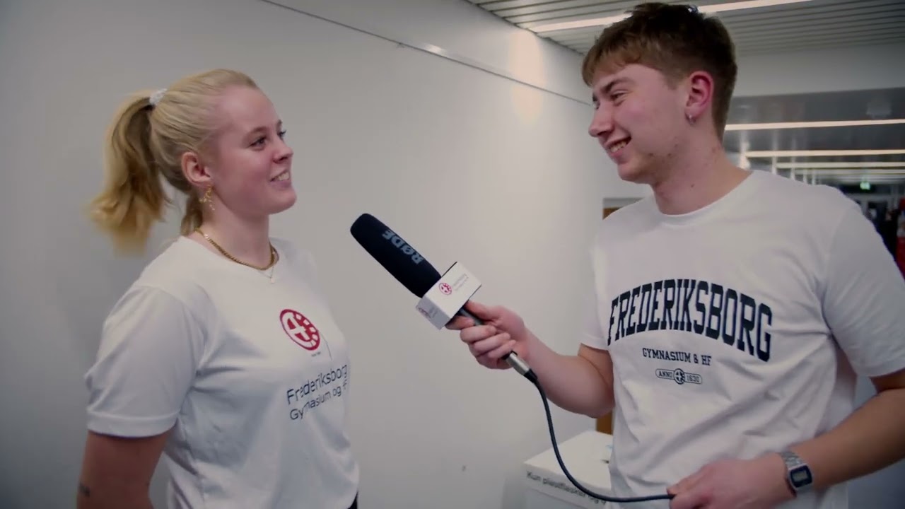 Orienteringsaften på Frederiksborg Gymnasium og HF