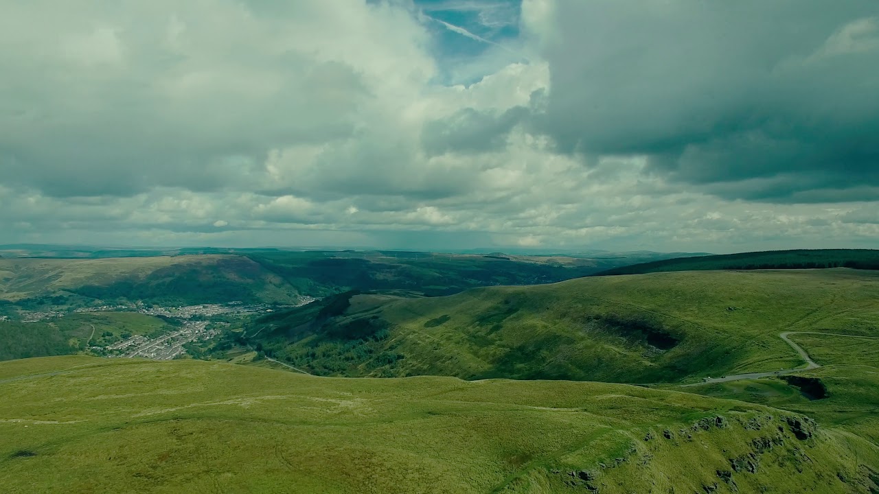 Rhondda Valley CINEMATIC drone flight
