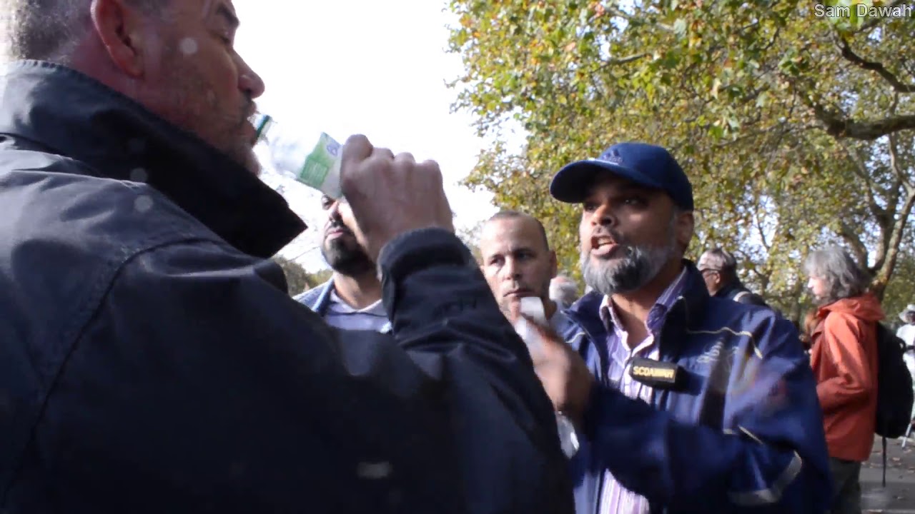 P1 derogate insulte! Br Hashim vs Christian preacher speakers Corner Hyde Park