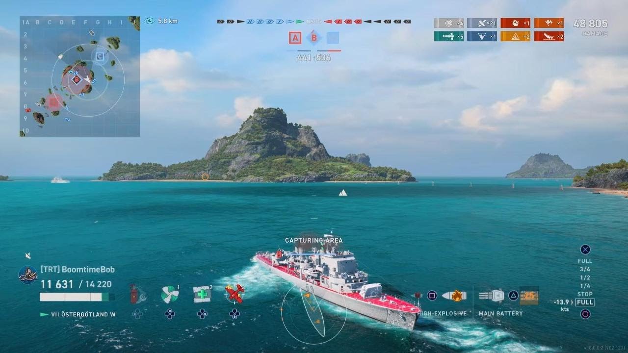 World of Warships: Legends_AL Baltimore - Digging In!