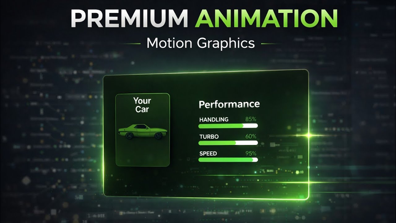 This 3D Car Motion Graphic Looks Premium — Here’s How I Made It