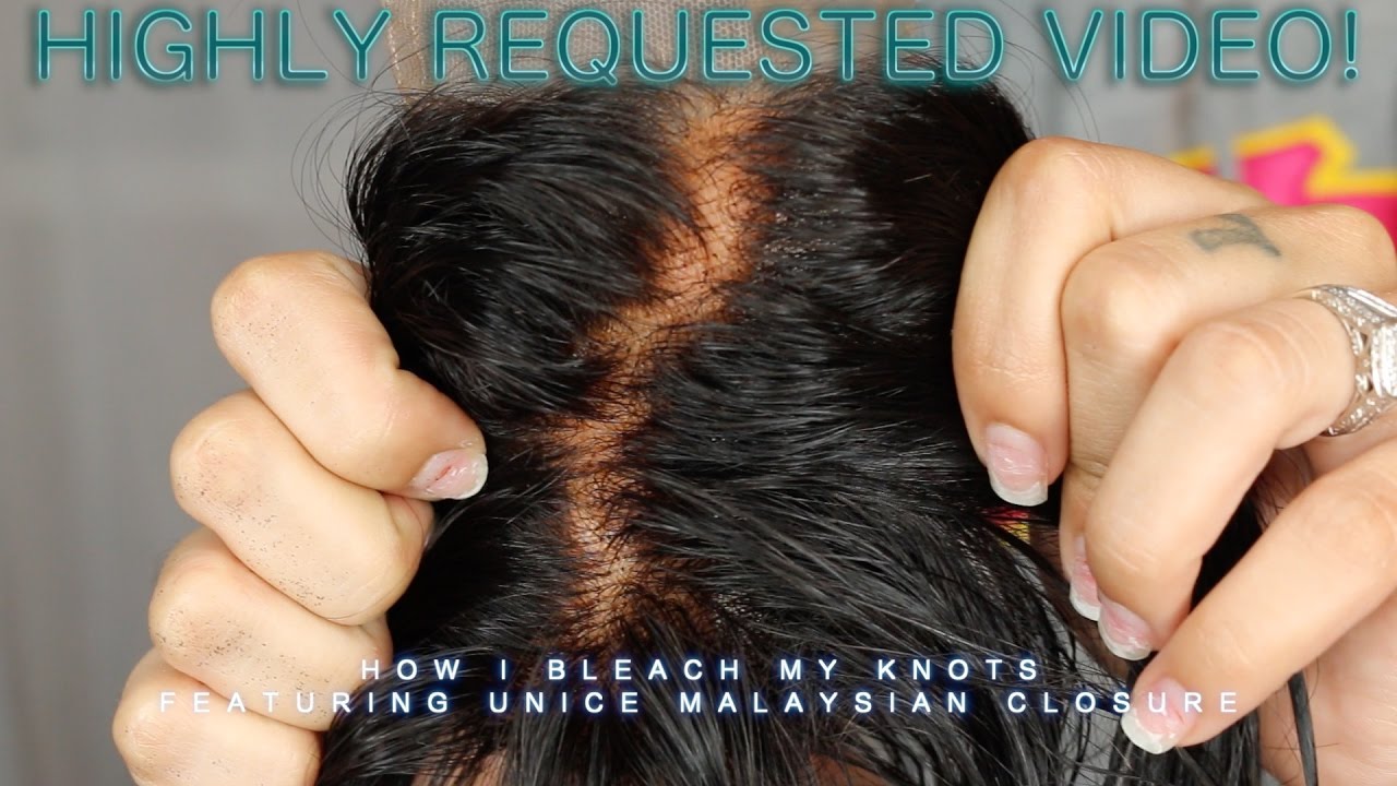 How I Bleach My Knots! Highly Requested Video!