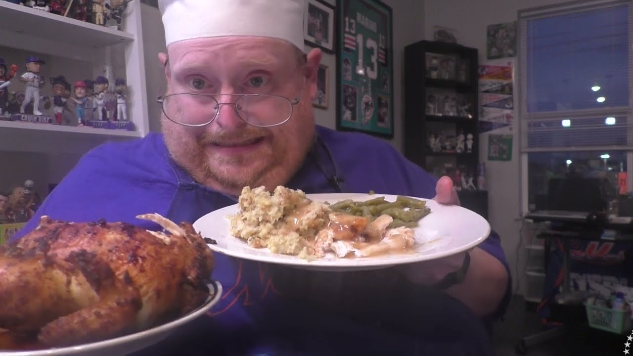 Tank Cooks Cornish Game Hen in Air Fryer