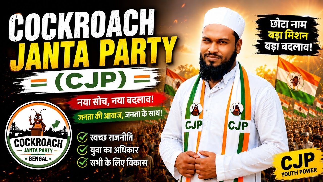 Cockroach Janta Party Rap Song 2026 | CJP Viral Rap | Youth Power Anthem | Omar Studio Urdu Naat