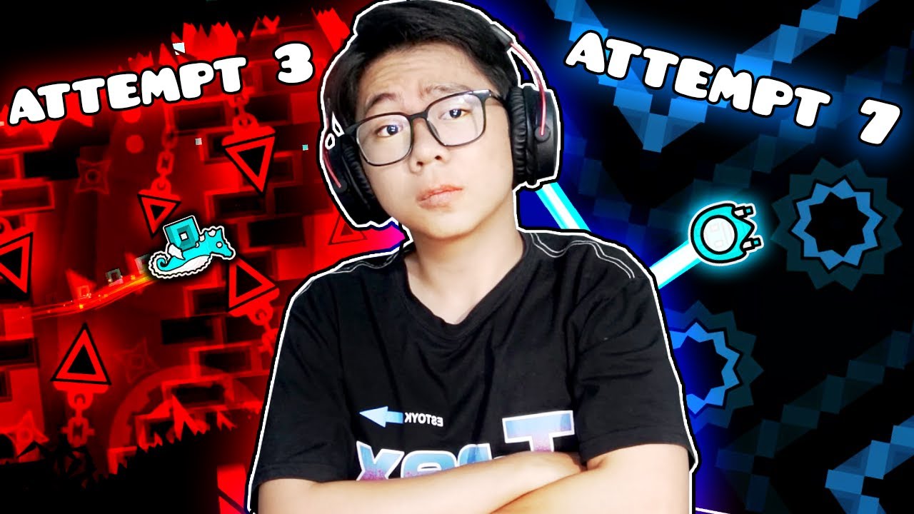 Tôi Chỉ Có 10 ATTEMPTS Để Chơi Lại TOÀN BỘ EXTREME DEMON CỦA TÔI!? Geometry Dash