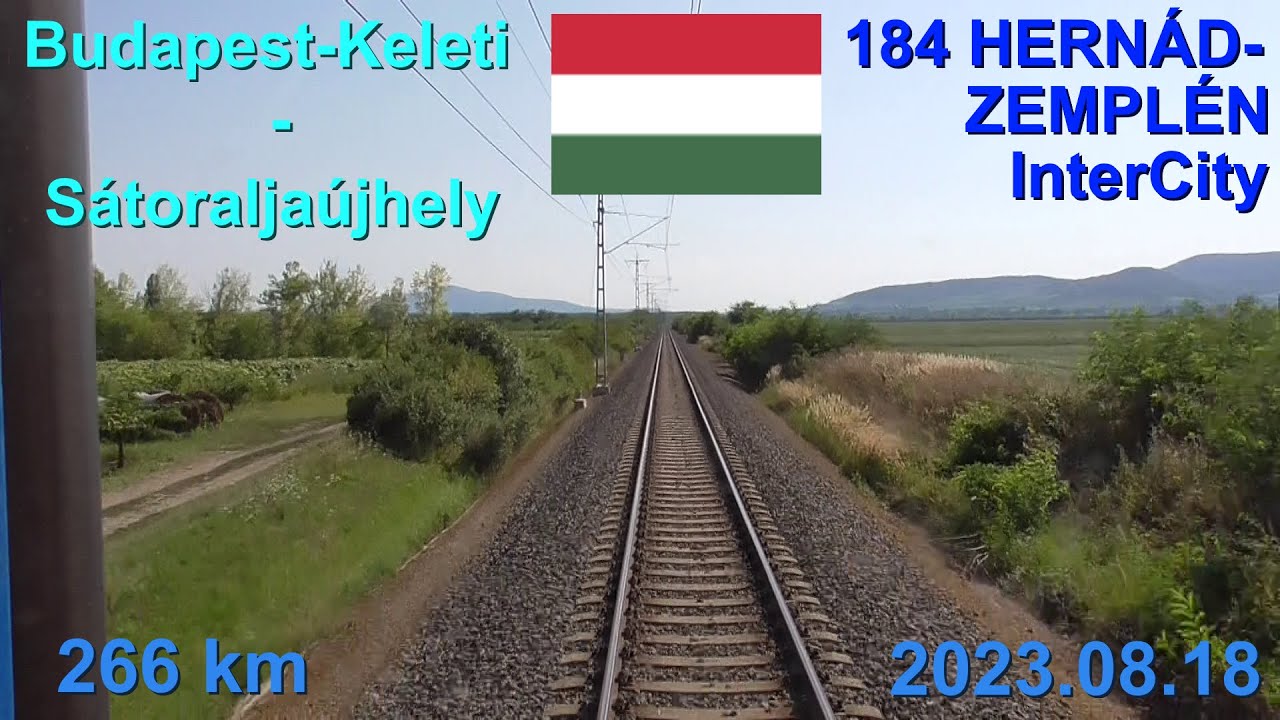 Route Budapest.Keleti-Miskolc-Szerencs-Sátoraljaújhely, 524 Zemplén IC (Bp.Keleti-Sátoraljaújhely)