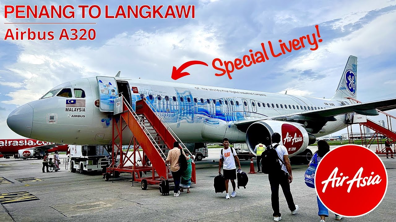 Air Asia Review: The World's CHEAPEST Airline | Airbus A320 | Penang to Langkawi