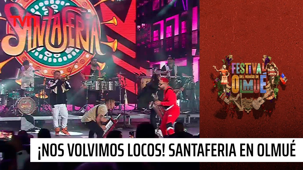 ¡Nos volvimos locos! Mira la increíble presentación de Santa Feria en el Festival de Olmué 2023