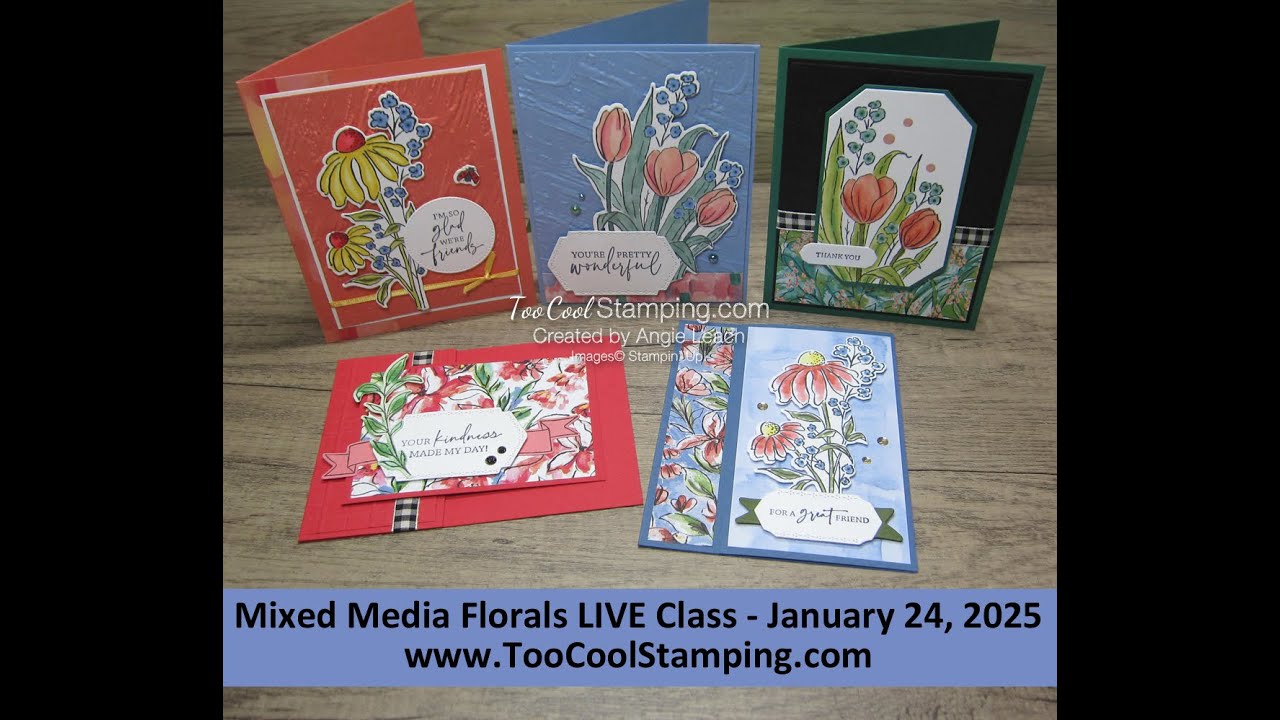 Mixed Media Florals LIVE Class Replay