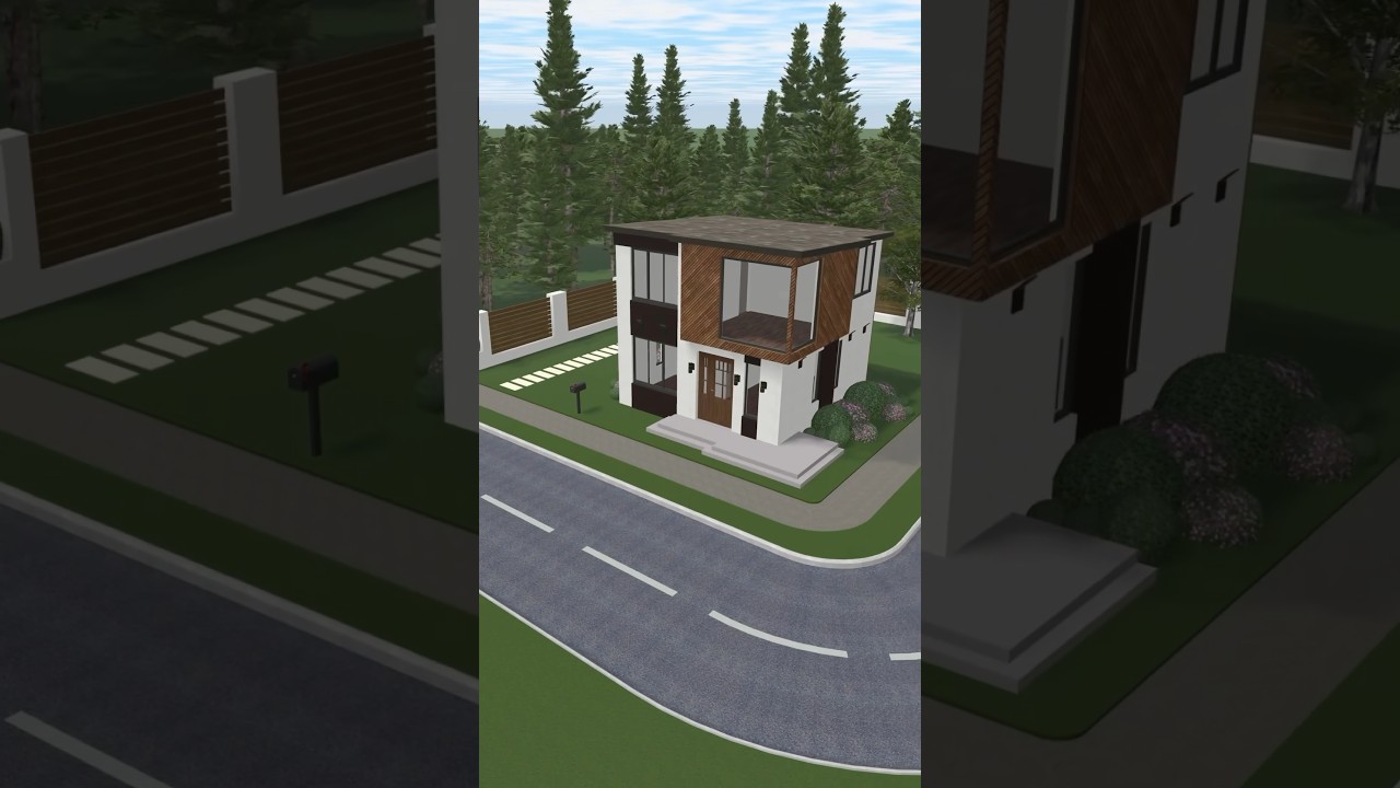 Tiny townhouse created in Live Home 3D floor plan software #shorts