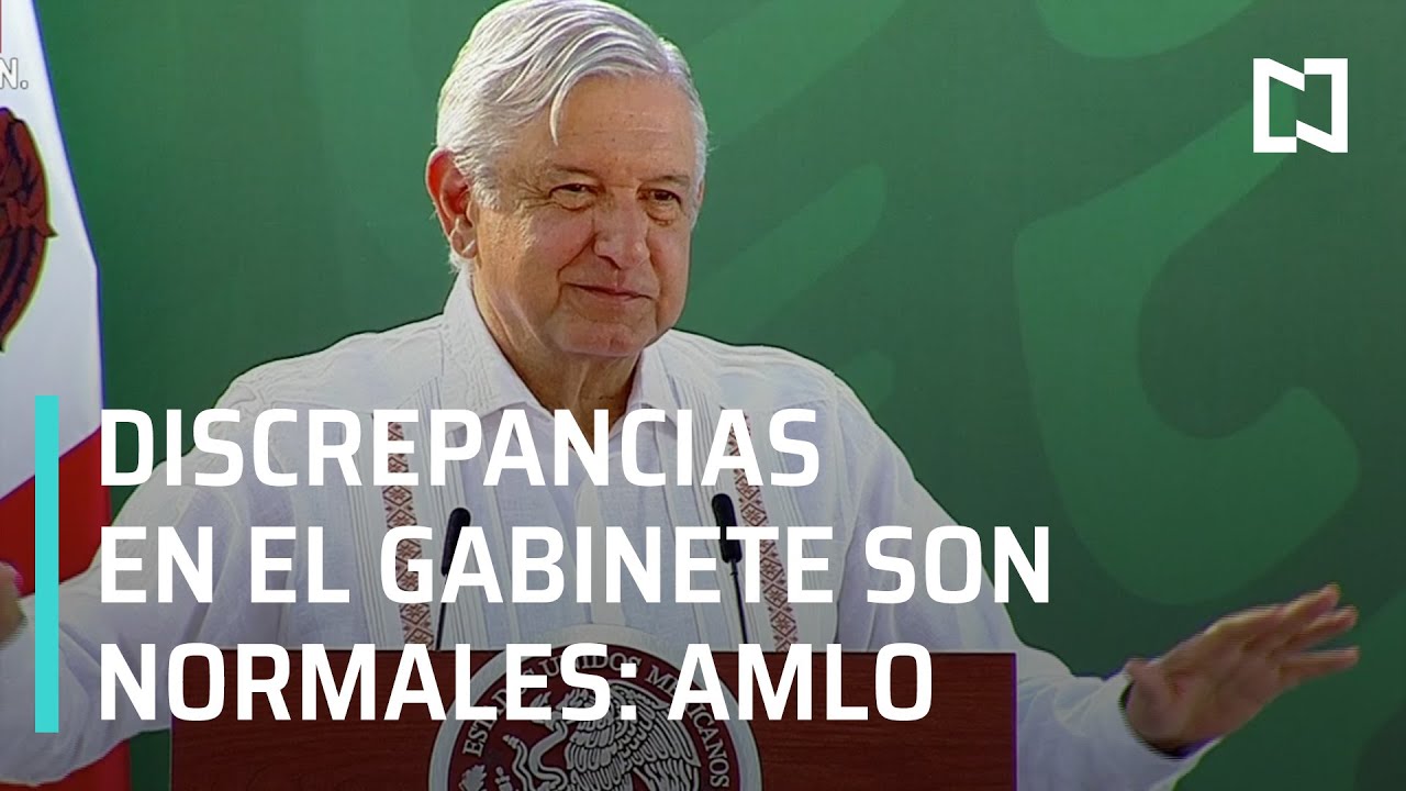 AMLO ve normal discrepancias en su gabinete: caso Semarnat y SADER - Noticias MX