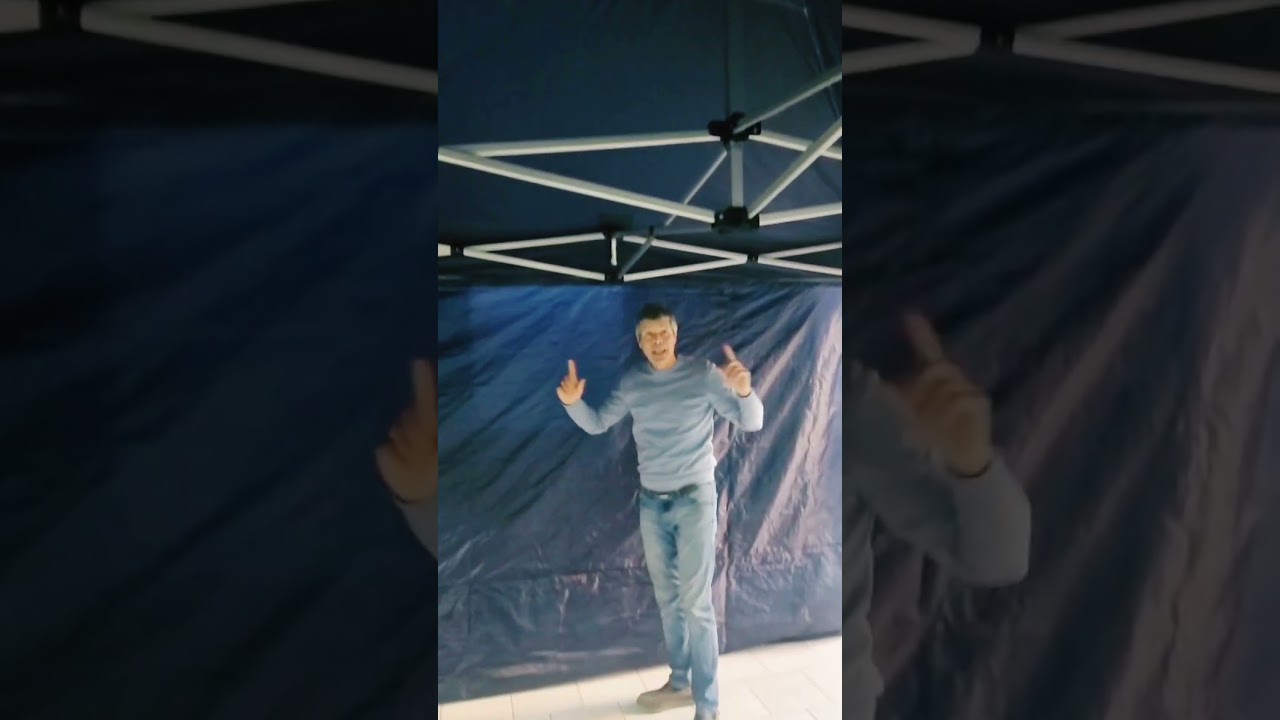 Gazebo Autoarmable 3x3 Aluminio con 3 Paredes | Resistente, R&aacute;pido y Vers&aacute;til