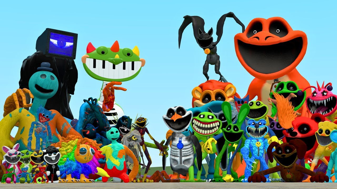 All Poppy Playtime 4 Monsters Vs All Poppy Playtime 3 Monsters In Garry's Mod