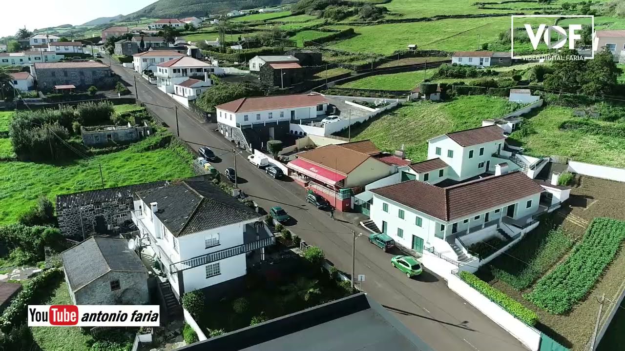 Freguesia dos Rosais. Vista aérea 2021 Ilha São Jorge