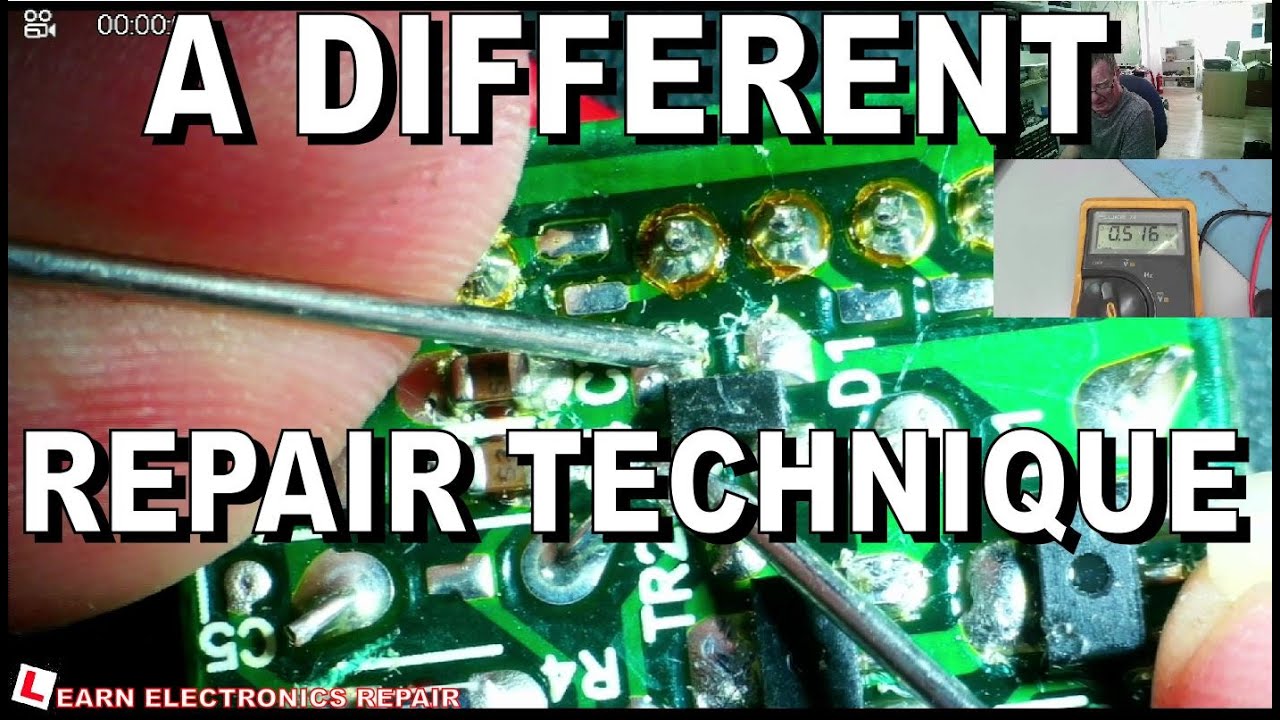 Learn This Different Electronics Repair Technique And Fix Almost Anything!