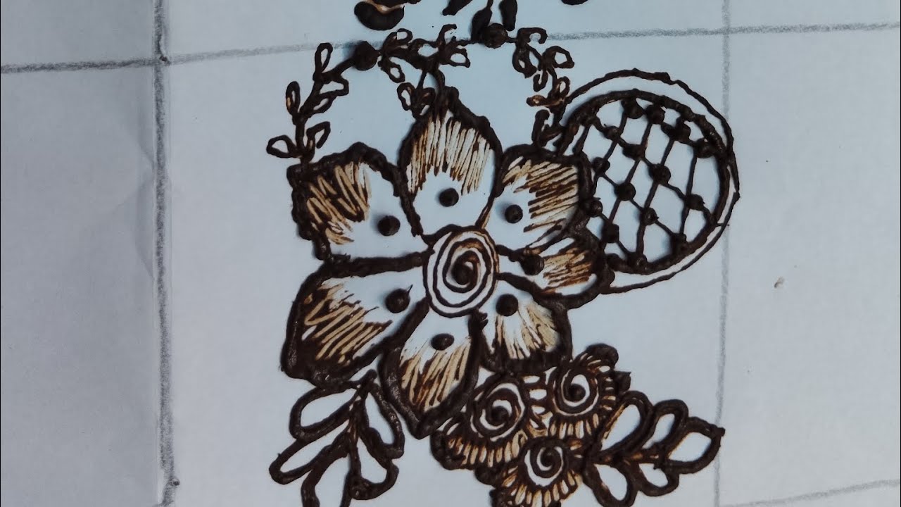 Unique Mehndi patches#mehndi #hennatattoodesign #hennatatto 