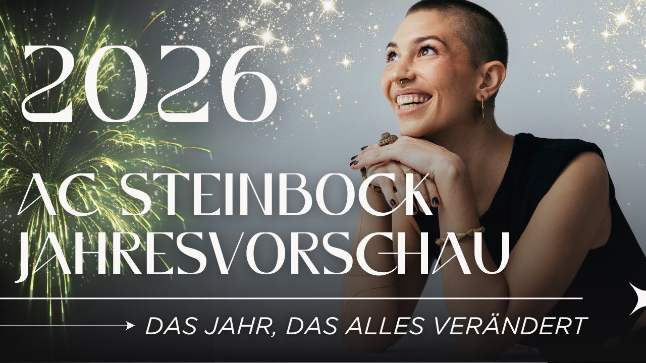 ♑ STEINBOCK 2026 JAHRESVORSCHAU – Astrologische Einblicke für Wachstum, Wandel & Erfüllung