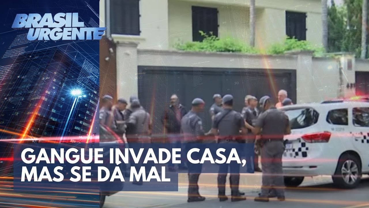 Gangue do controle clonado invade casa, mas se d&aacute; mal | Brasil Urgente