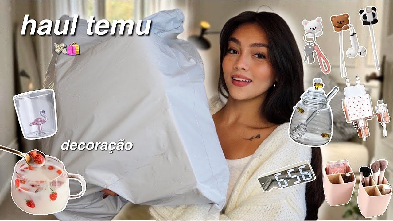 fiz muitas compras na TEMU || abrindo tudo com vocês 