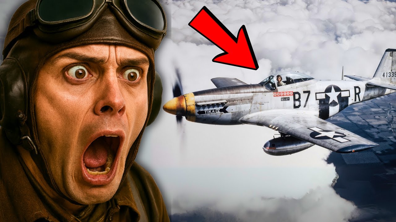 Los Pilotos Alemanes Quedaron ATÓNITOS cuando Apareció el Mustang P-51 Estadounidense