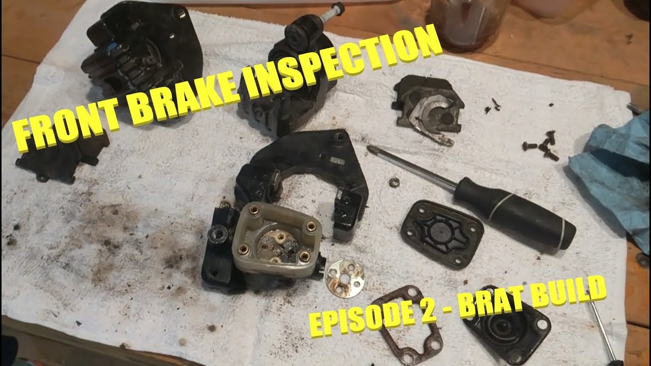 Yamaha XS1100 Front Brake Inspection - Brat Build - Episode 2