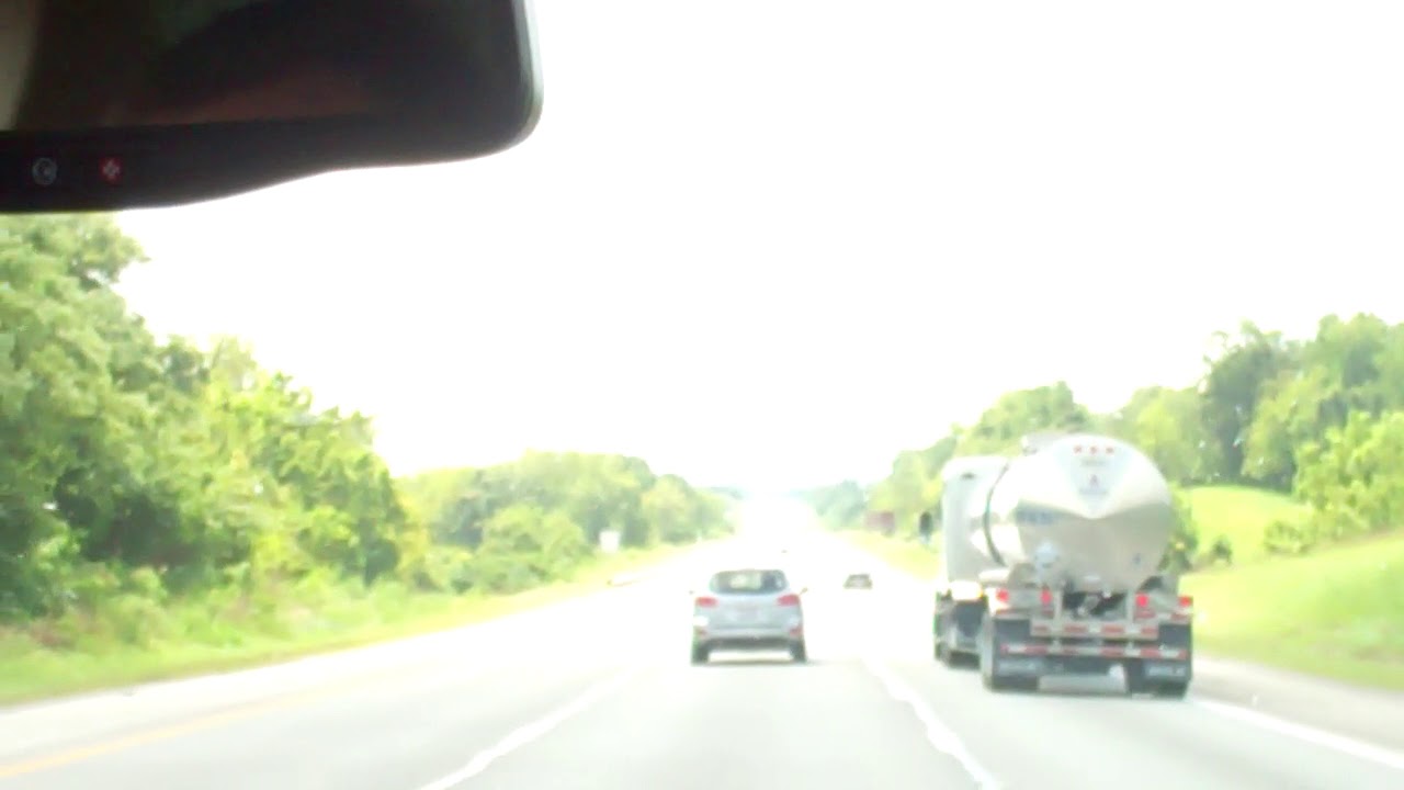 Driving on I-75 Southbound in Berea, Kentucky
