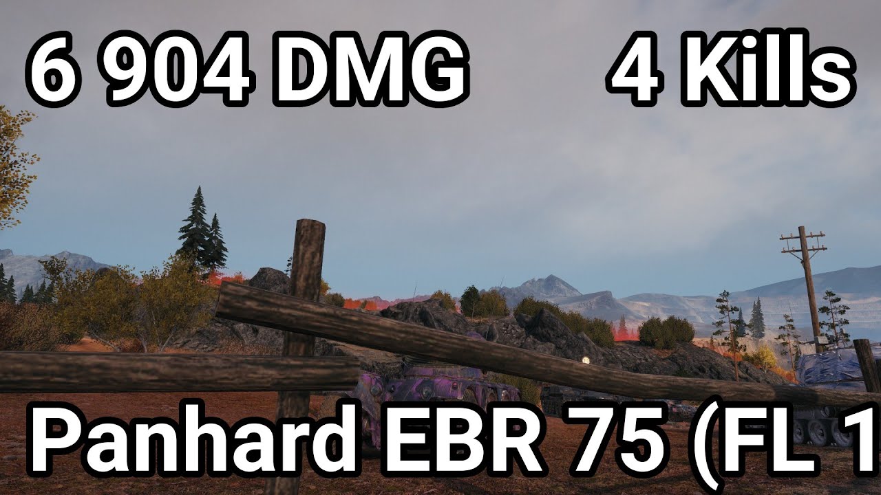 Panhard EBR 75 (FL 10) - 6 904 damage / 4 kill / 659 assist