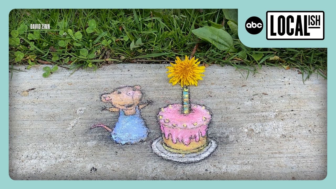 Meet the artist turning sidewalk cracks into masterpieces
