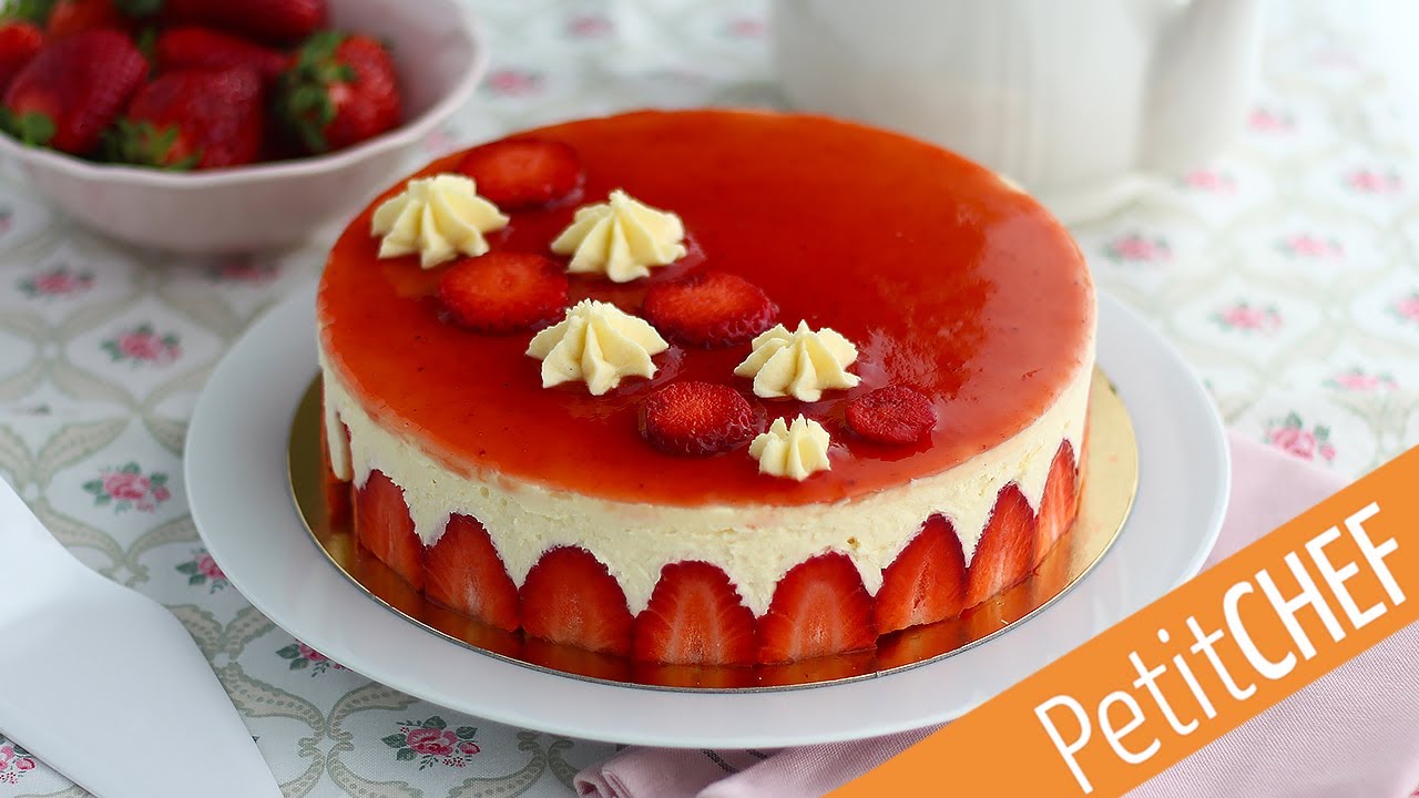 Fraisier, o Bolo Francês de Morango