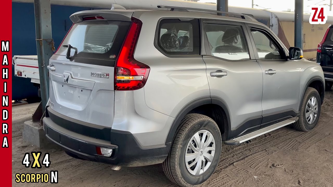 New Mahindra ScorpioN 2023 🔥 Is It the Best 4x4 SUV under 20L ? Scorpio N Z4 4x4 - Silver Colour !