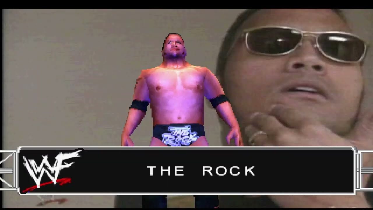WWE The Rock Entrance PS1 - PS2